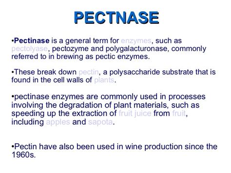 Pectinase