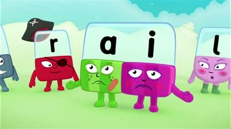 Alphablocks Letter Sounds S A T P - YouTube