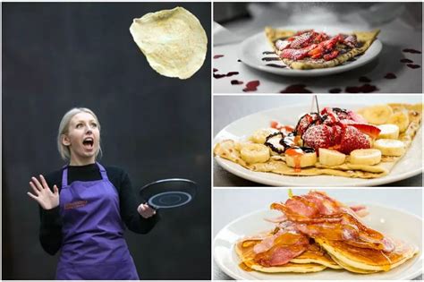 How high? Pancake flipping competition at Liverpool ONE on Pancake Day ...