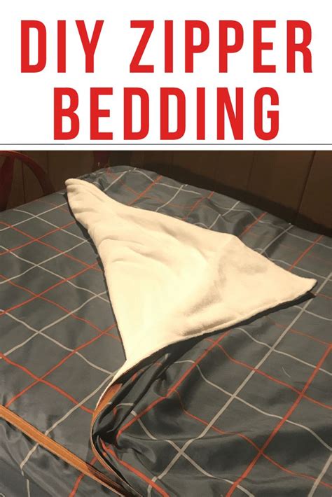 make your own zip up bedding! DIY zipper bedding | Zipper bedding, Zip up bedding, Diy bed