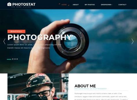 25+ Best Photography Website HTML Templates with Stunning Photo Gallery - Super Dev Resources