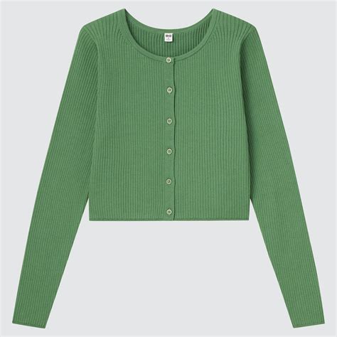 Outfit ideas of「UV Protection Long-Sleeve Cropped Cardigan、Linen-Blend Skort」| UNIQLO US