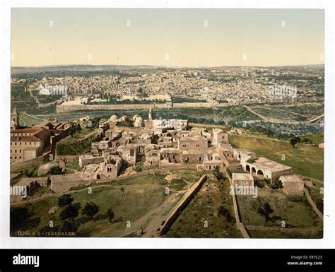 General view, Jerusalem, Holy Land Stock Photo - Alamy