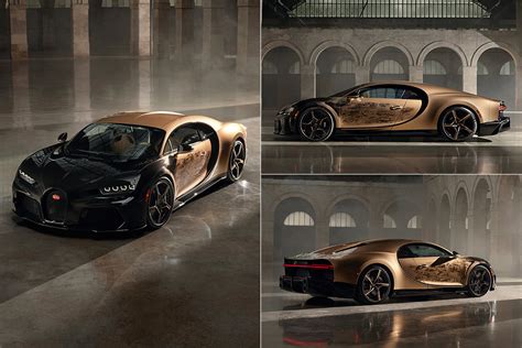 World's Only Bugatti Chiron Super Sport 'Golden Era' Model Unveiled - TechEBlog