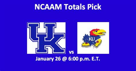 Kentucky vs Kansas Totals 2019 - Top NCAAM Over/Under Pick