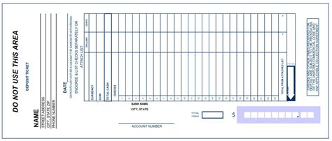 Printable PDF Deposit Slip Sample | Excel spreadsheets templates ...