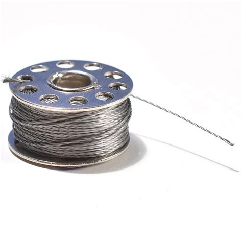 Stainless Medium Conductive Thread - 3 ply - 18 meter/60 ft – smalldevices