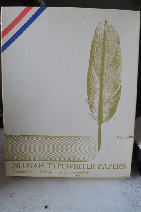 Neenah typewriter papers vintage typewriting paper | Etsy | Neenah paper, Paper, Kimberly clark