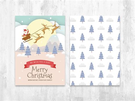 Christmas Card Templates - Adobe Illustrator, Vector, EPS - BrandPacks