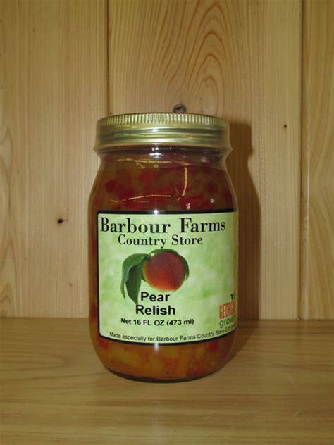 Pear Relish – Barbour Farms