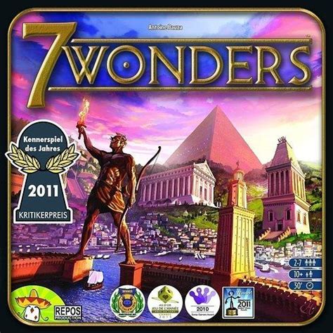 Seven Wonders | 7 wonders board game, Board games, Fun board games