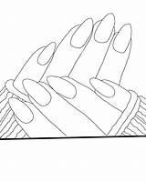 Printable Nail Coloring Pages Free For Kids And Adults sketch template