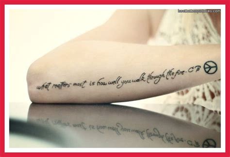 Wrist Tattoo Inspirational Quotes. QuotesGram