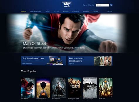 Sky TV's Sky Store now available to everyone with Hollywood films costing from 99p | Daily Star