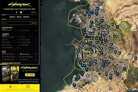 Check Out This Super-Cool Cyberpunk 2077 Interactive Map | Beebom