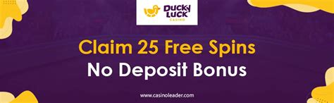 Ducky Luck Casino 25 Free Spins No Deposit Bonus on Slot