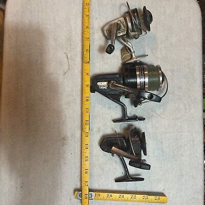 Lot Of 3 Spinning Reels! Daiwa As Is Working Or For Parts Fish No ...