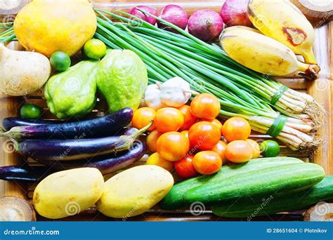 Tropical Vegetables And Fruits Stock Images - Image: 28651604