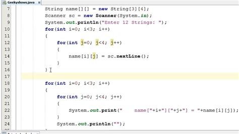 How to Fill a 2D Array in Java | Programmer Help - How to fill a 2D ...