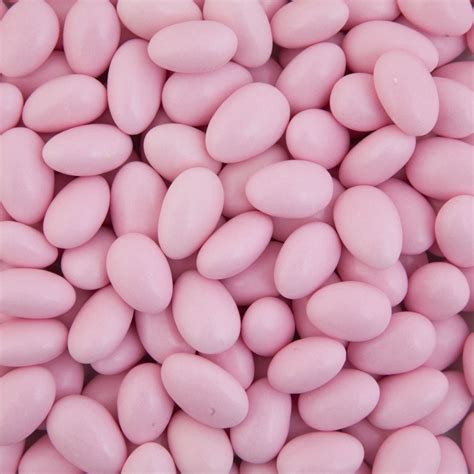 Pink Sugar Almonds Bulk 1kg - 6kg - Candy Bar Sydney