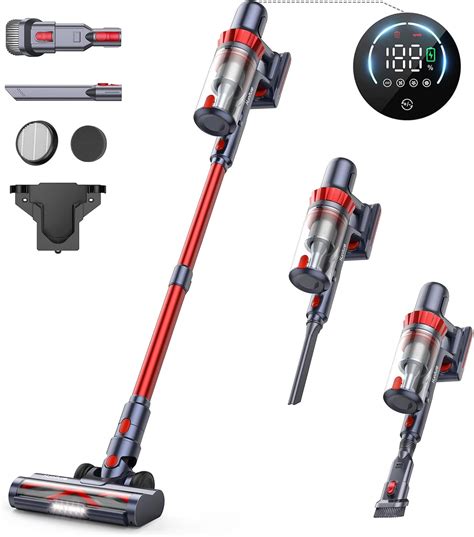 HONITURE S13 Pro Cordless Vacuum Cleaner, 450W 38KPA Vacuum Cleaners ...