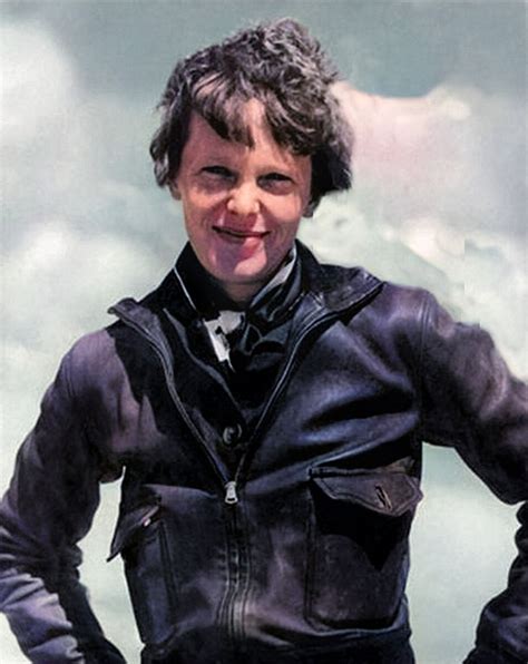 Amelia Earhart As A Child In Color