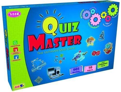 Buy Veer Quiz Master Game, Educational General Knowledge Board Game ...