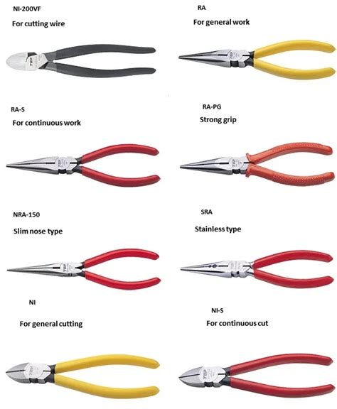 Different Types Of Pliers Japanese Brand Top - Buy Different Types Of ...