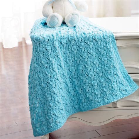 Bernat Staggered Squares Blanket | Yarnspirations | Baby knitting ...