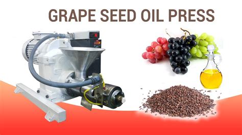 Grape Seed Oil Extraction - YouTube