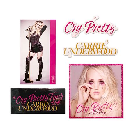 The Cry Pretty Tour 360 Sticker Pack – Carrie Underwood Online Store