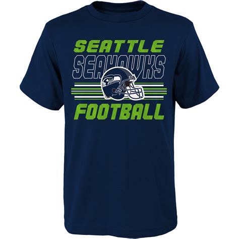 NFL, Team: SEAHAWKS ,Youth Team SS Tee, Sizes 4-18, Team Colors - Walmart.com