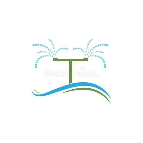 Irrigation Logo Design Vector. Icon Symbol. Template Illustration Stock Illustration ...