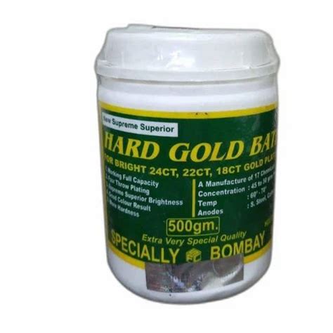 Hard Gold Plating Solution, Packaging Type: Bottle, 500gm at Rs 650/kg in New Delhi