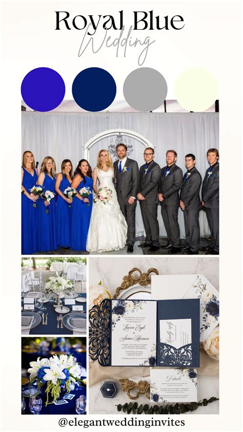 Royal Blue Wedding: 10 Color Palettes for Your Big Day 2023 ...