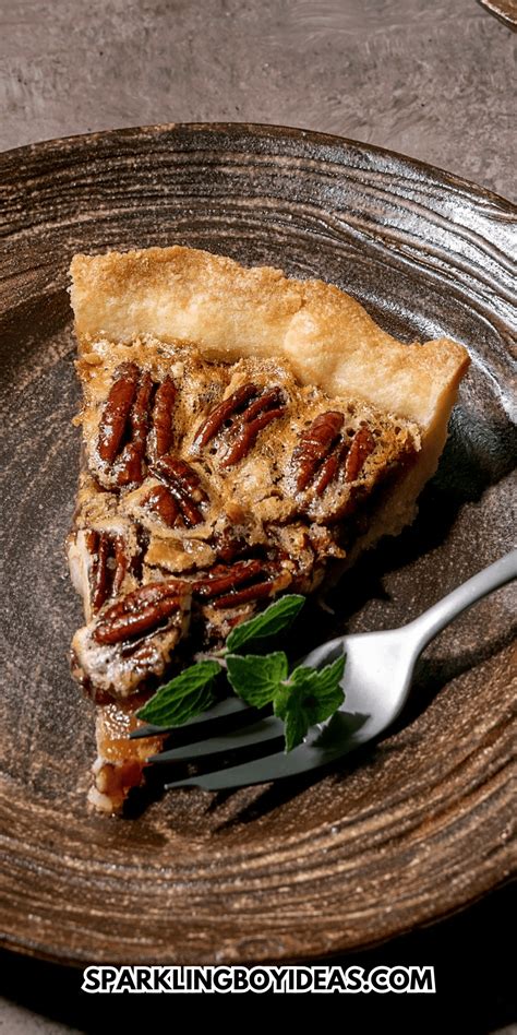 Classic Caramel Pecan Pie - Sparkling Boy Ideas