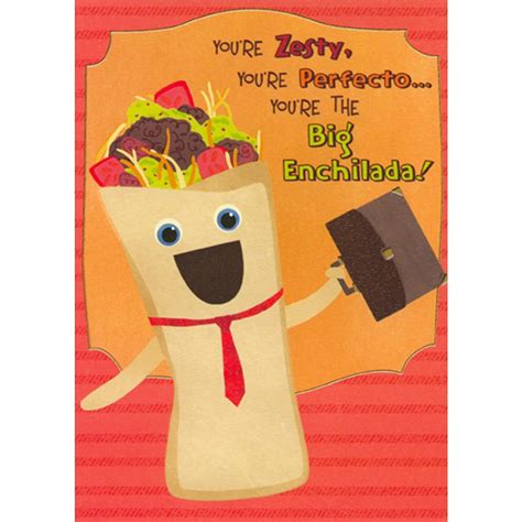 Big Enchilada with Briefcase Humorous : Funny Boss's Day Card from All : Us : Group | PaperCards.com