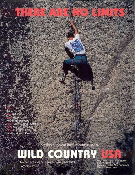 TIL about Hugh Herr, a double amputee who went on to establish many hard climbs in the 1980s ...