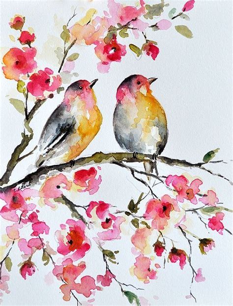 Pin by ᘡ Marie ᘠ on ᘡ Art ᘠ | Watercolor bird, Painting, Bird art