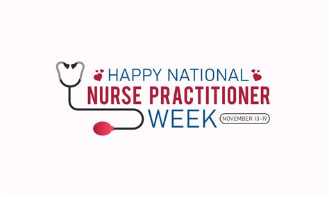 Vector illustration on the theme of national Nurse Practitioner Week observed every year in ...