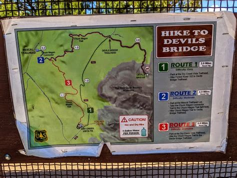 Devils Bridge Trail Map