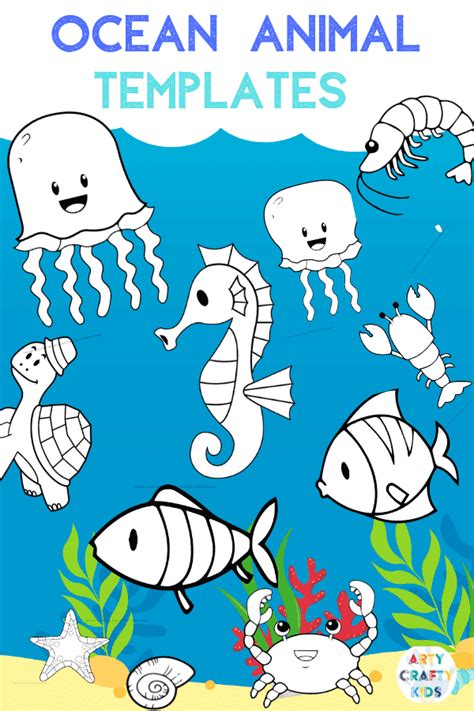 Ocean Animals Printable