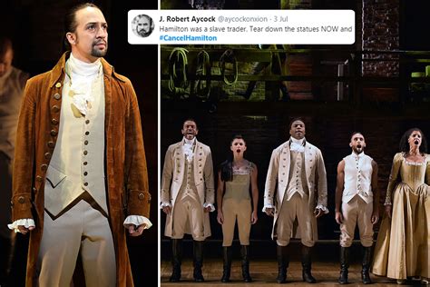 Calls for Hamilton to be CANCELED as critics say it’s ‘revisionist history to make white ...