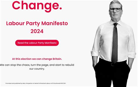 Labour Party Manifesto 2024 - Bracknell Labour