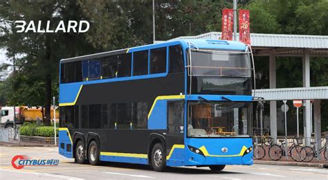 Hong Kong's First Hydrogen Fuel Cell Powered Double Deck Bus Powered By Ballard Fuel Cells