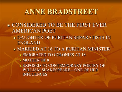 anne bradstreet