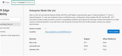 FrontSlash: Microsoft Edge – Getting Enterprise Mode Site List Quickly