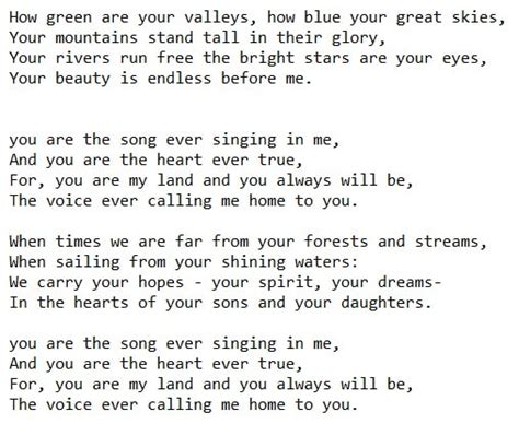 My Land Lyrics And Chords By Celtic Thunder - Irish folk songs