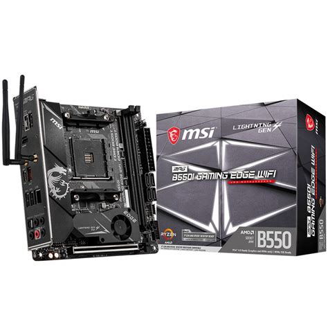 Buy MSI MPG B550I Gaming Edge Max Wi-Fi Motherboard [zMPG-B550-I-GAMING ...