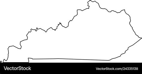 Kentucky Map Outline